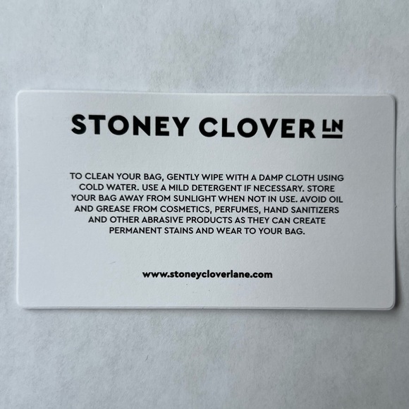 Stoney Clover Lane Noir Black Nylon Duffel Bag with Gold Metal Hardware - Picture 12 of 14